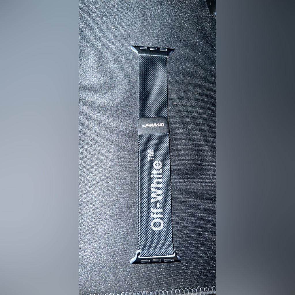 OffWhite Black Metal 384041 Iwatch Band 384041 Mm